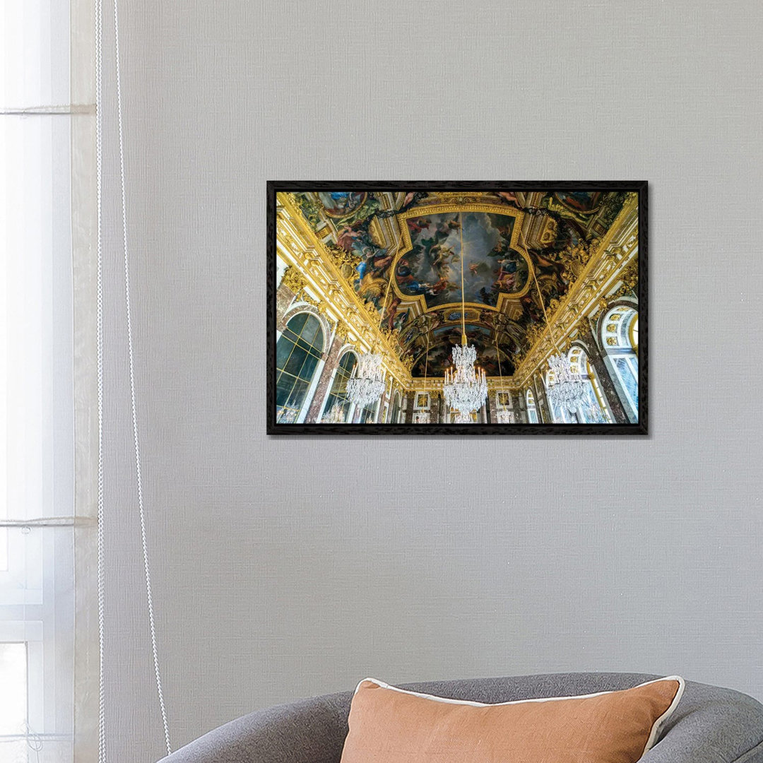 Palast von Versailles, Spiegelsaal von Susanne Kremer - Galerie-umwickelte Leinwand Giclée auf Leinwand