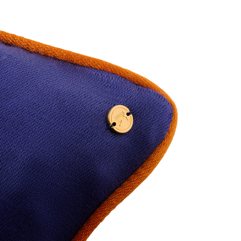 Kutnu Gradient Stripe Pillow with Contrast Piping