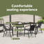 Rectangular 5 - Piece 4 - Person Outdoor Table Set