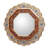 Goudy Solid Wood Octagon Mirror