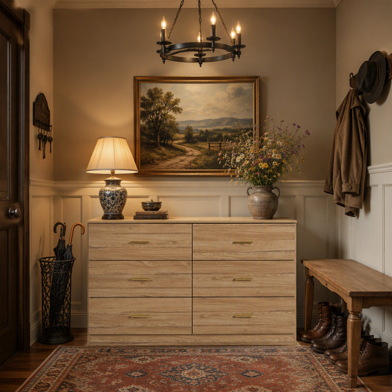 Commode à 6 tiroirs Modern Modern