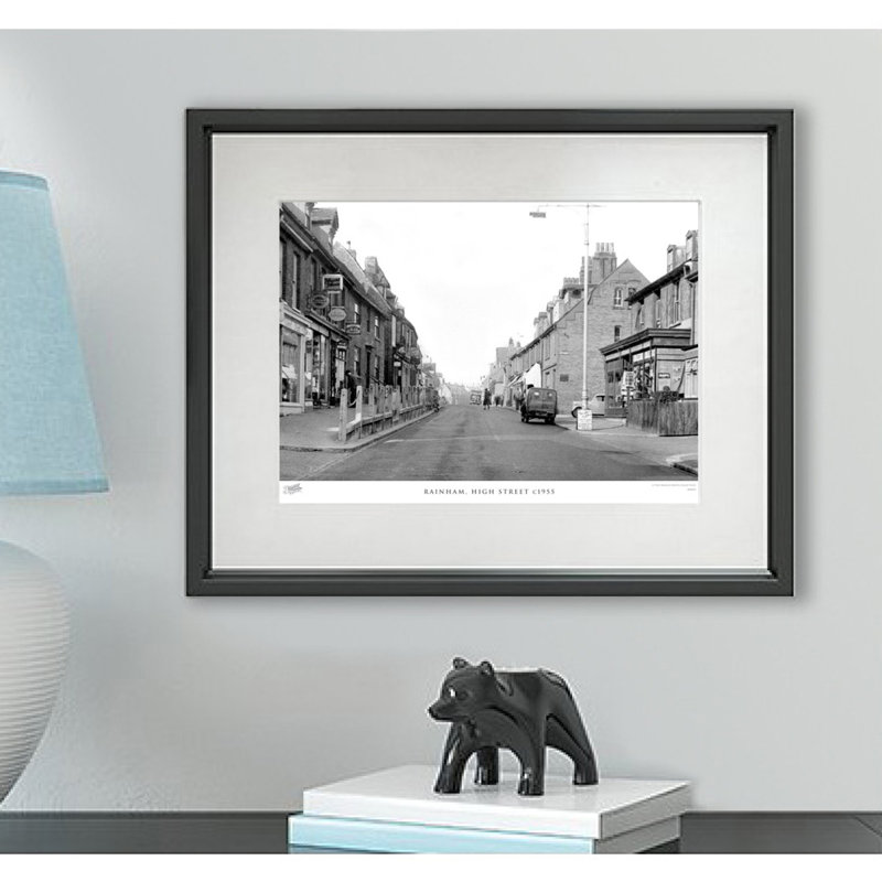 Rainham, High Street C1955 by Francis Frith - Single Picture Frame Print, 28cm H x 36cm W x 2.3cm D
