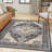 Nourison Essentials Persian Navy Indoor/Outdoor Area Rug-1009215632