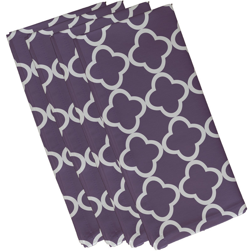 Ensemble de serviettes 4 pièces Cavas, L 18 po x L 18 po, Violet