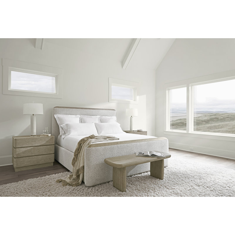 Arcadia Upholstered Panel Bed, King