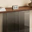 Console en acrylique noyer pour entrée-829582136