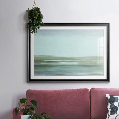 Aqua Reflections II, reproduction d'art encadrée