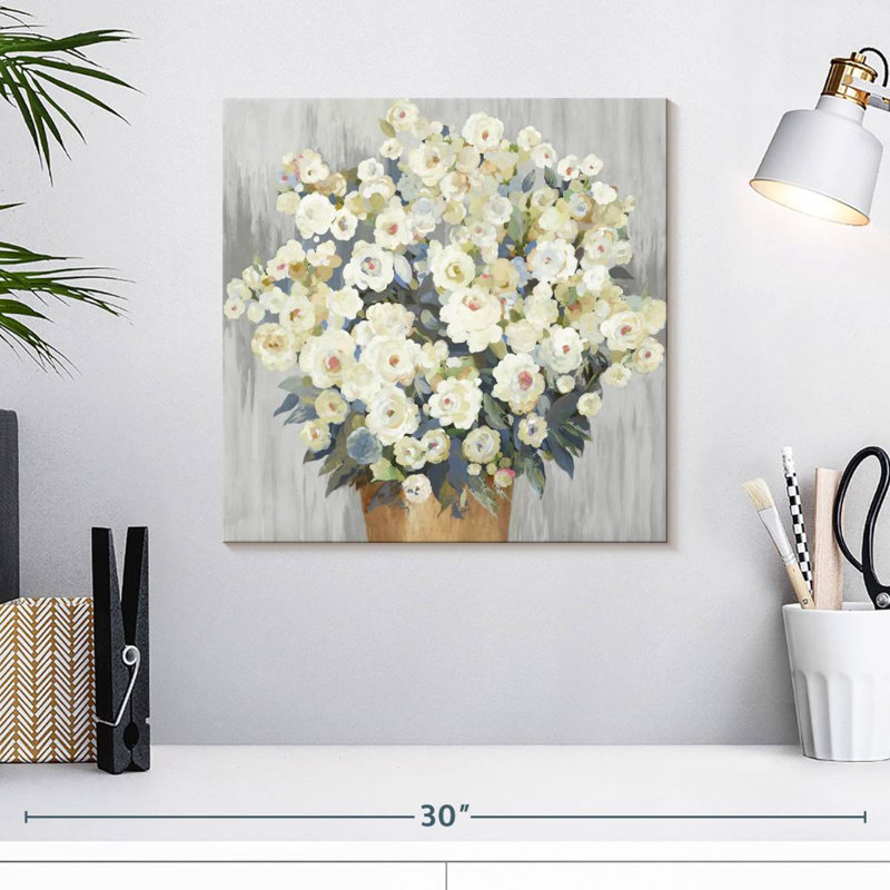 Harnek Budding Blossoms, 16" H x 16" W