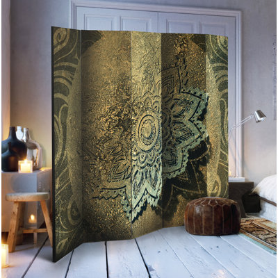 Jawhar Solid Wood Folding Room Divider