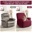 Housse pour fauteuil inclinable à coussins carrés/rectangulaires-189624717