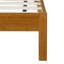 Structure de lit plateforme en bois d'hévéa de qualité supérieure, structure de lit très grand avec tête de lit incluse-376030229
