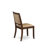 7-piece Dining Room Table Set consists of a Round Kitchen Table and 6 Light Tan Polyester Fabric stackable kitchen Chair, Antique Walnut Finish-628172091-667848534-667783701