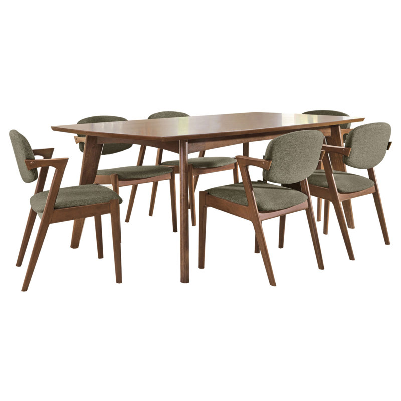 Marcella  7-Piece Dining Set, 7 Pieces: Table, 6 Chairs