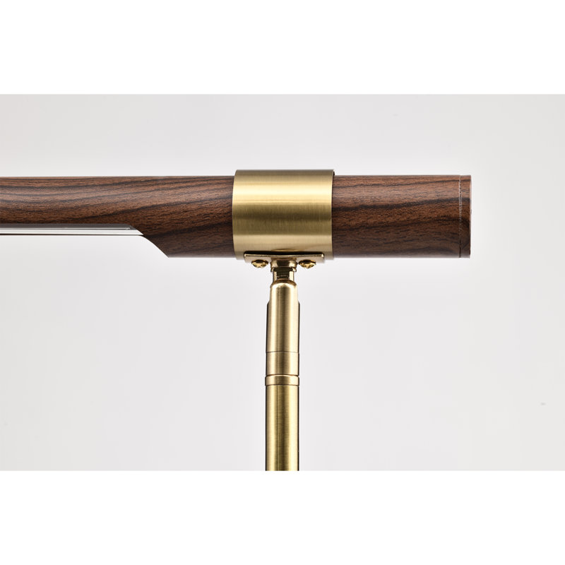 Drevonn 57.1'' Brass Task Floor Lamp