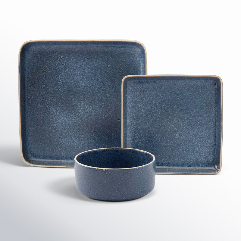 Alirra Handmade Stoneware Dinnerware - Set of 12