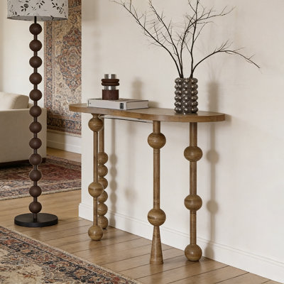 French-style artistic wooden console table
