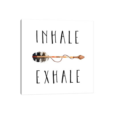 Inhale Exhale - Print on Canvas