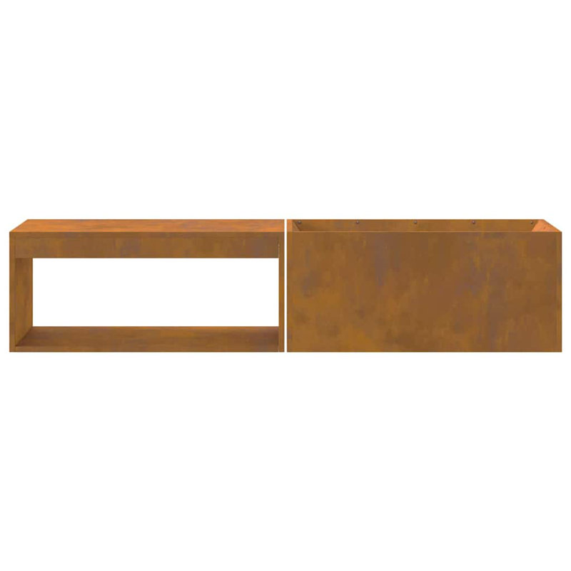 Modern Outdoor Fire Pit, Brown