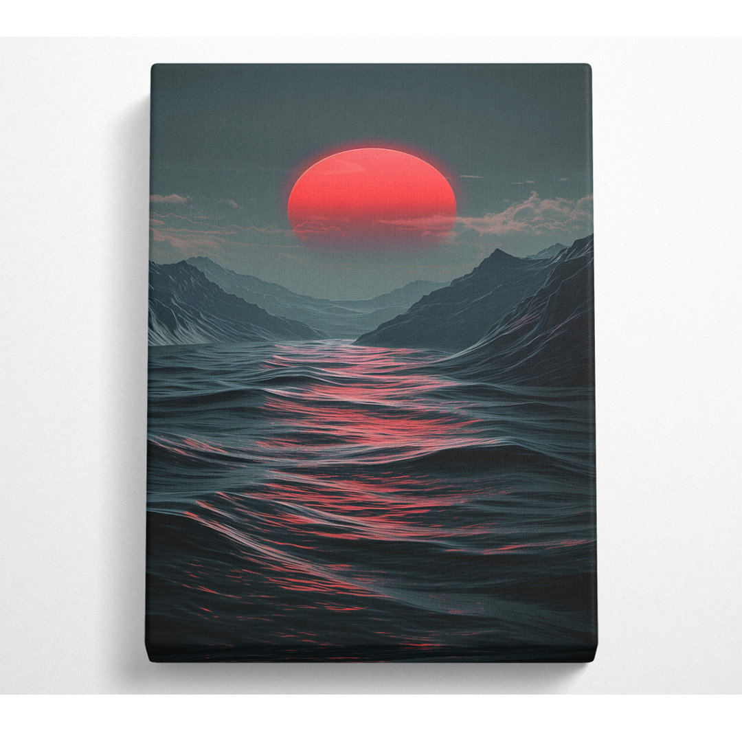 Dark Sunset Pink - Kunstdrucke auf Leinwand