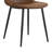 5-Piece Modern Rectangular Wood Dining Set with Geometric Metal Base and Upholstered Chairs-722098009-722098006