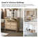 Arthelia Traditional 3 - Drawer Nightstand with Built-in Charging Station and Pull-out Shelf (Set of 2)