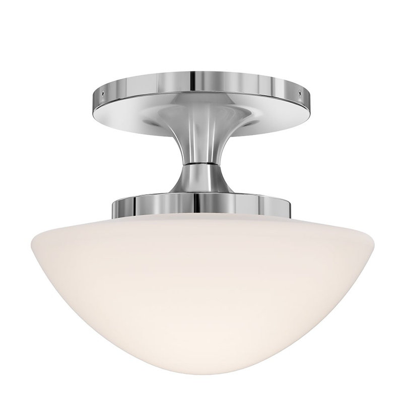 Plafonnier semi-encastré Hinkley Knox, Chrome
