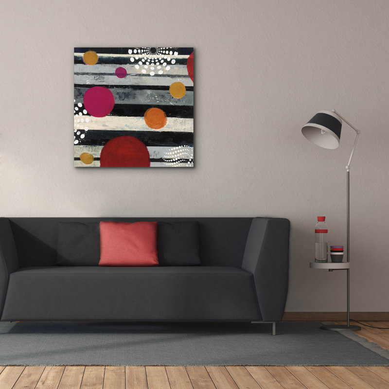 Epic Graffiti 'Harmony 2'  by Cheryl Warrick Canvas Wall Art, 37" x 37", 37" H x 37" W