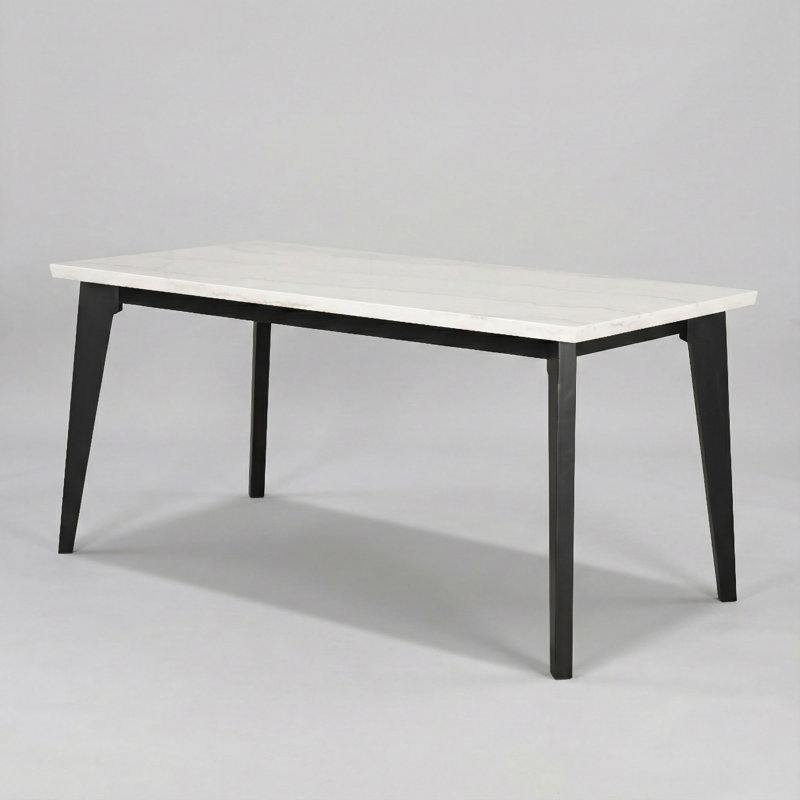 Woburn Rectangular Marble Dining Table, Counter Height (37" Height)