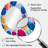 Sky Full Of Colorful Umbrellas I - Multi-Color Oval Wall Mirror Decor-353961824