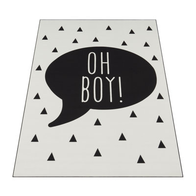 Flatweave Black Rug