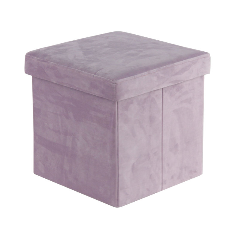 Isiah Accent Stool, Pink