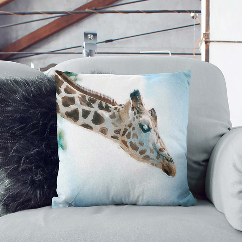 Square Throw Cushion, 55cm H x 55cm W x 20cm D