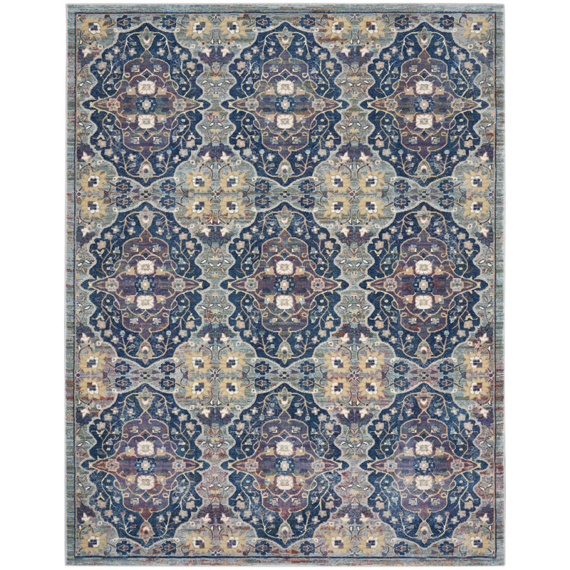 Abstract Area Rug, Rectangle 7'10" x 9'10"