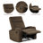 Upholstered Microfiber / Microsuede Recliner