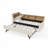 Multi-functional Daybed with Trundle Bed & LED Lights,Wireless Charging-343847493