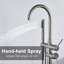 Single-lever floor-mounted bathtub faucet-124758275