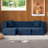 Shontae Boneless Zipline Convertible Compression Sleeper Sofa, Three Ottomans, & Pillows / California King-Size Bed, Textured Microvelvet-73368149
