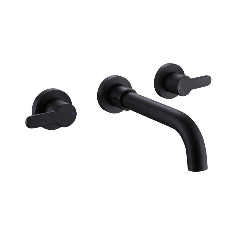 Wall Mounted Optional 2-handle Bathroom Faucet