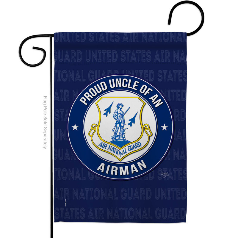 Drapeau de jardin armée en polyester 19 po x l 13 po