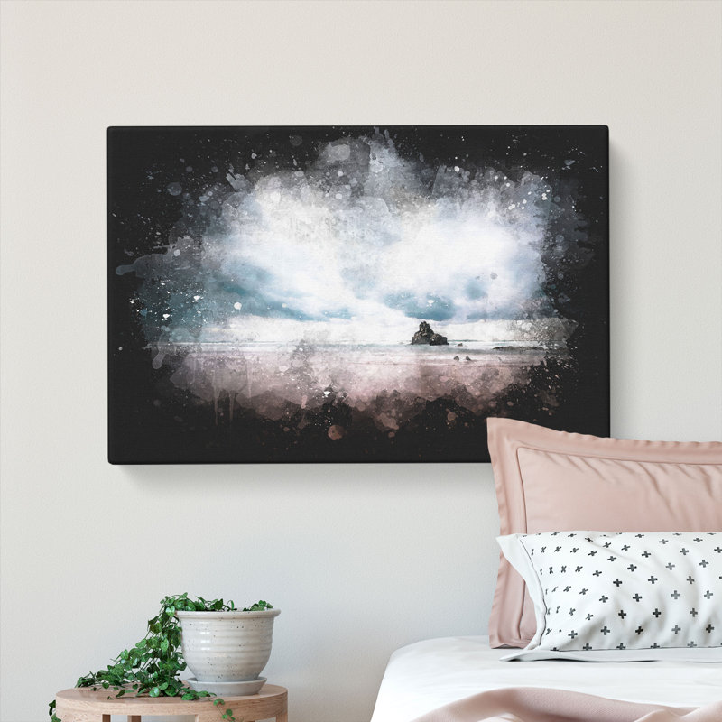 Beach In Sopelana Spain - Wrapped Canvas, 35cm H x 50cm W x 3cm D