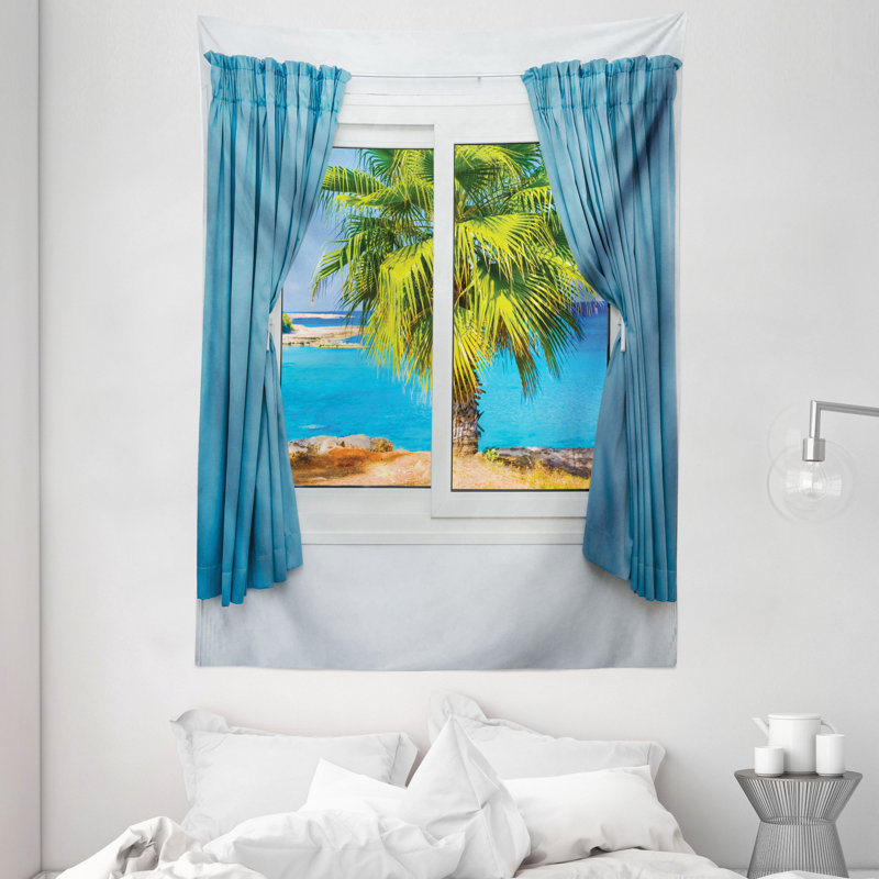 Tapisserie de plage en polyester, H 80 po x l 60 po