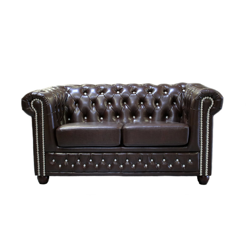 Sade Faux Leather Sofa