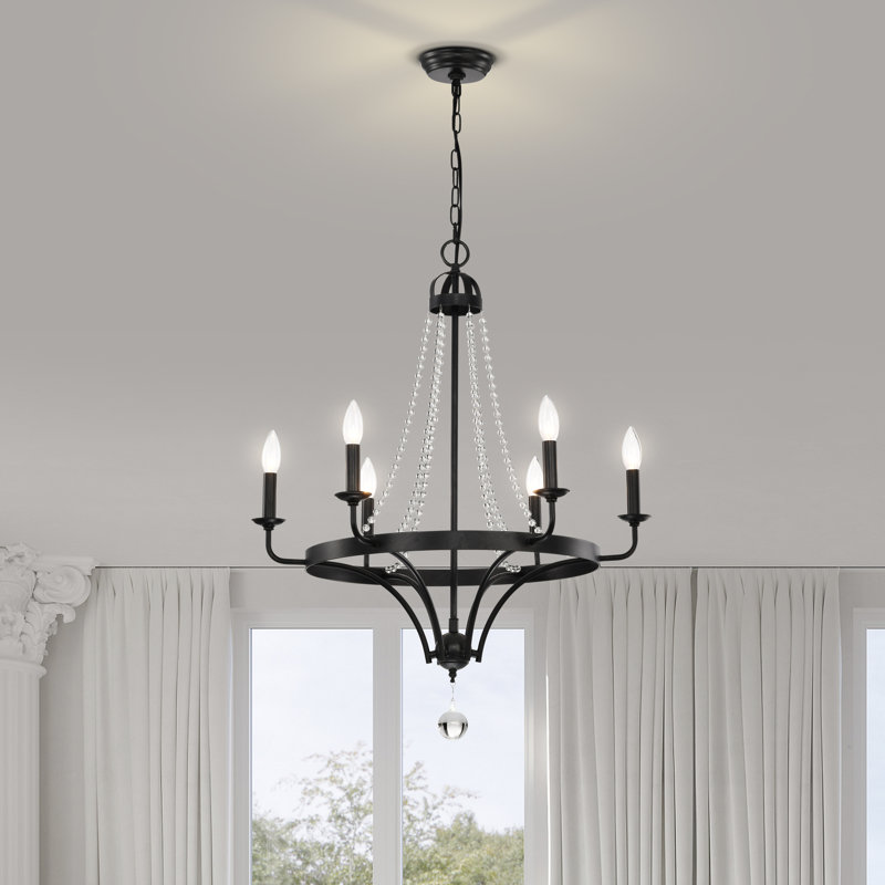 Lustre classique / traditionnel à 6 lumières à intensité variable Rambrij