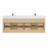 Oakridge 60 Inch Wall Mounted Double Bathroom Vanity With Top With Overflow, Pre-Assembled-1340333582