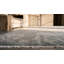Light Washed Out Gray Color Antique Chinese Art Deco Rug
