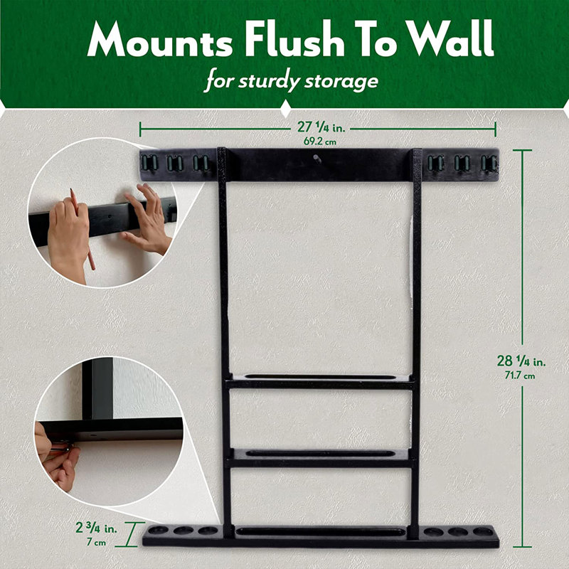 ISZY Billiards Wood Pool Cue Rack