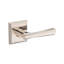 Wyndcliff Passage Lever with Chamfered Square Rose in Venetian Bronze-183790086