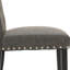 Chaise capitonnée rembourrée à dossier solide-2138021265-2138021278