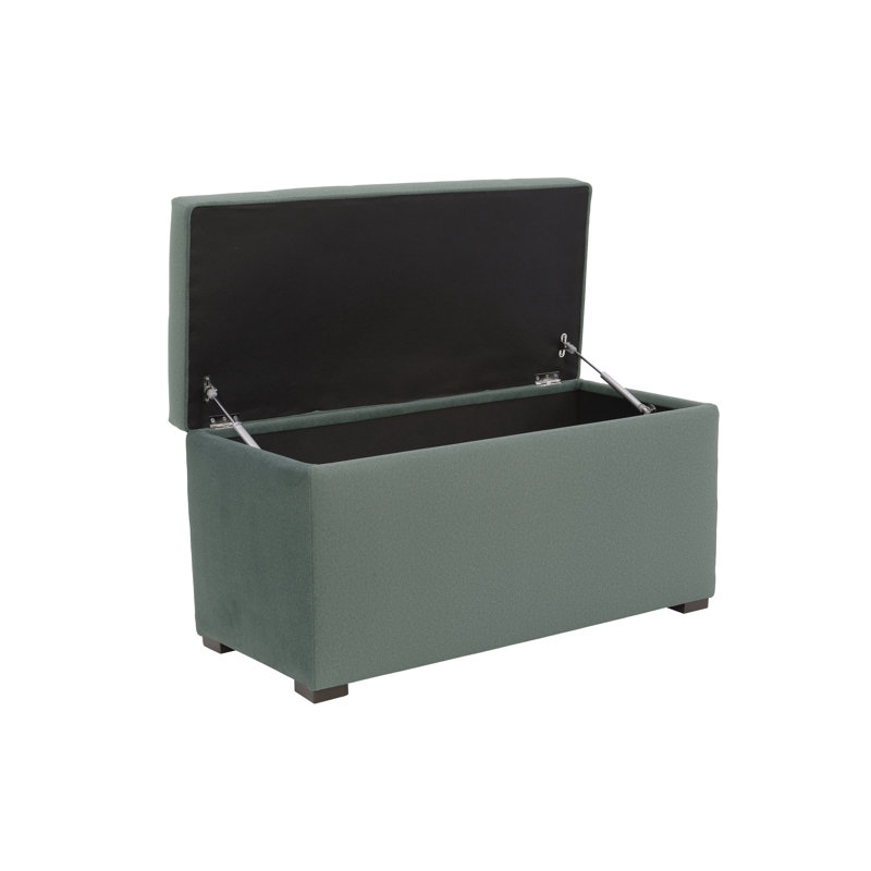 Angela Lift Top Storage Bench, Geen