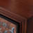 Painted four-door multi-functional accent cabinet